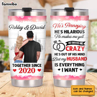 Personalized My Husband Is Everything Steel Tumbler JL71 30O28 thumb 1