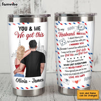 Personalized To My Husband Steel Tumbler JL84 30O28 thumb 1