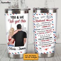 Personalized To My Husband Steel Tumbler JL84 30O28 thumb 1