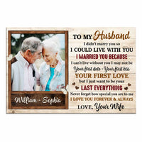 Personalized To My Husband Photo Poster JL71 23O47 thumb 1