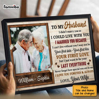 Personalized To My Husband Photo Poster JL71 23O47 thumb 1