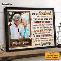 Personalized To My Husband Photo Poster JL71 23O47 thumb 1