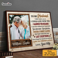 Personalized To My Husband Photo Poster JL71 23O47 thumb 1