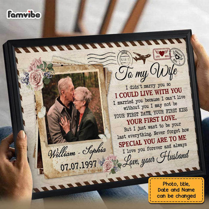 Personalized To My Wife Photo Poster JL72 23O47 1