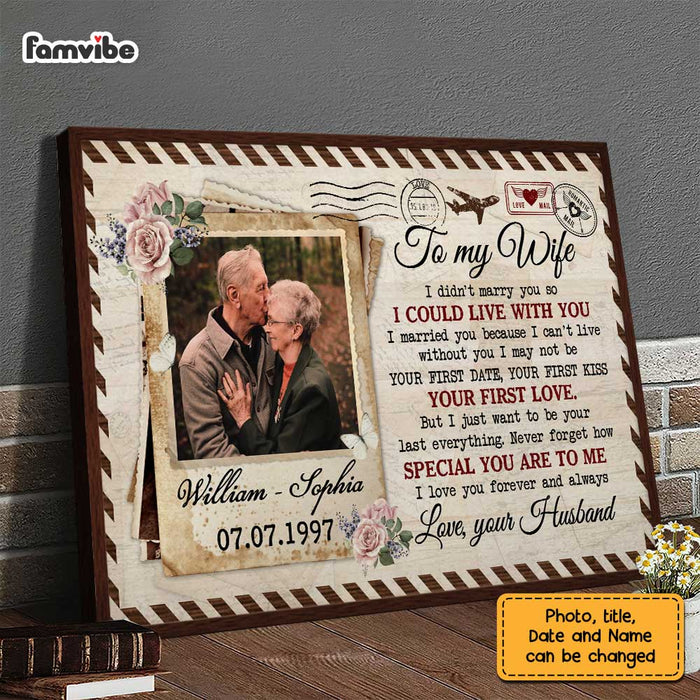 Personalized To My Wife Photo Poster JL72 23O47 1