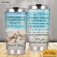 Personalized To My Husband Turtle Couple Steel Tumbler JL112 32O34 thumb 1