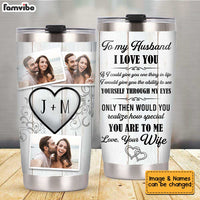 Personalized Husband Photo Steel Tumbler JL81 85O34 thumb 1