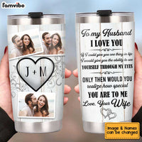 Personalized Husband Photo Steel Tumbler JL81 85O34 thumb 1