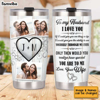 Personalized Husband Photo Steel Tumbler JL81 85O34 thumb 1
