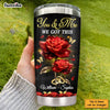 Personalized To My Wife Love Rose Steel Tumbler JL133 32O47 1