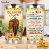 Personalized To My Wife Sunflower Steel Tumbler JL83 30O53 1