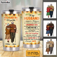 Personalized To My Husband Sunflower Steel Tumbler JL83 30O28 thumb 1