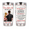 Personalized Couple The Day We Met Steel Tumbler JL121 30O47 1
