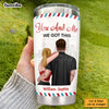 Personalized Couple The Day We Met Steel Tumbler JL121 30O47 1