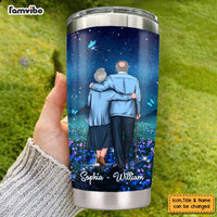 Personalized To My Wife Night Hill Steel Tumbler JL114 30O47 thumb 1