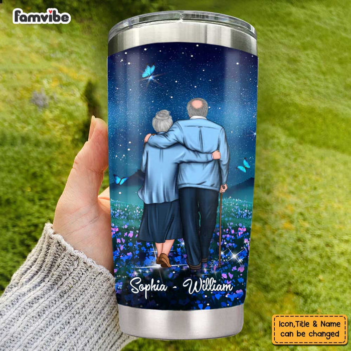 Personalized To My Wife Night Hill Steel Tumbler JL114 30O47 1