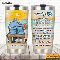 Personalized To My Wife Sea Sunset Steel Tumbler JL82 23O47 thumb 1