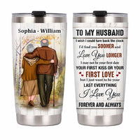 Personalized To My Husband Steel Tumbler JL84 23O47 thumb 1