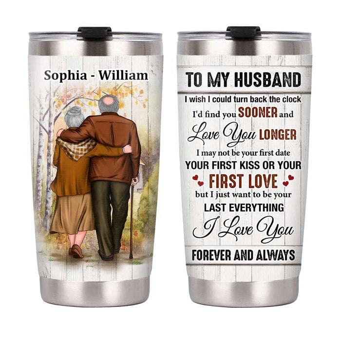 Personalized To My Husband Steel Tumbler JL84 23O47 1