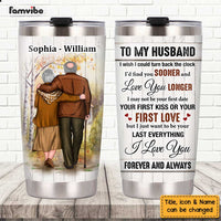Personalized To My Husband Steel Tumbler JL84 23O47 thumb 1