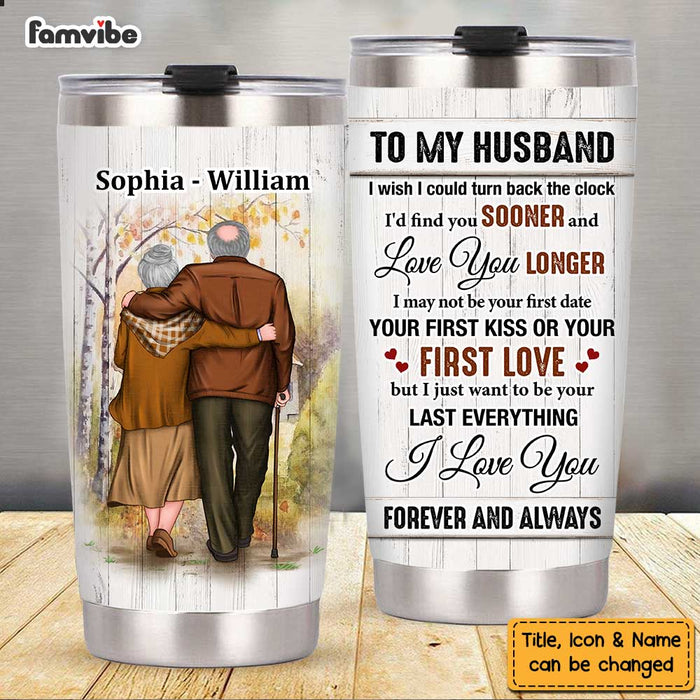 Personalized To My Husband Steel Tumbler JL84 23O47 1