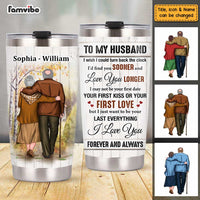 Personalized To My Husband Steel Tumbler JL84 23O47 thumb 1