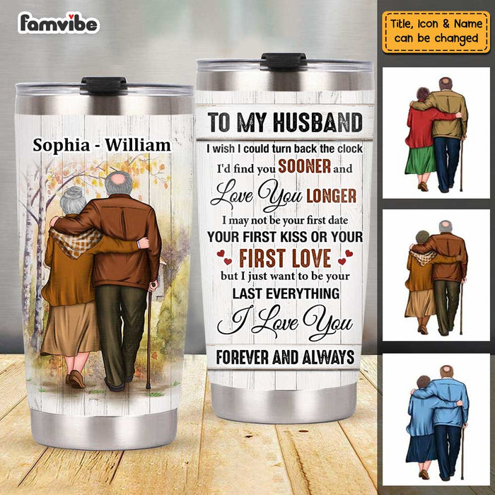 Personalized To My Husband Steel Tumbler JL84 23O47 1