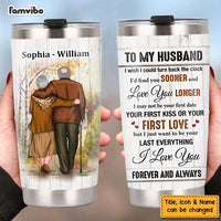 Personalized To My Husband Steel Tumbler JL84 23O47 thumb 1