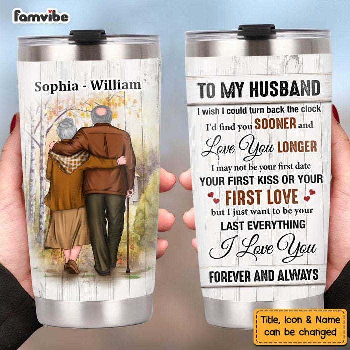 Personalized To My Husband Steel Tumbler JL84 23O47 1