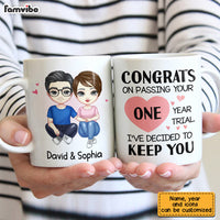 Personalized Couple Decide To Keep You Mug JL111 85O28 thumb 1