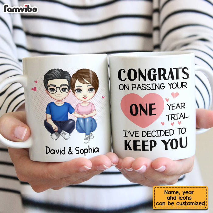Personalized Couple Decide To Keep You Mug JL111 85O28 1