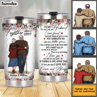 Personalized Old Couple Steel Tumbler JL111 32O34 thumb 1