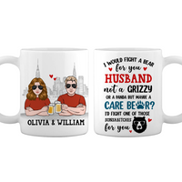 Personalized Fight For You Husband Funny Mug JL111 30O28 thumb 1
