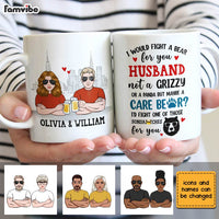 Personalized Fight For You Husband Funny Mug JL111 30O28 thumb 1