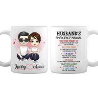 Personalized Husband Emergency Manual Mug JL181 30O28 thumb 1