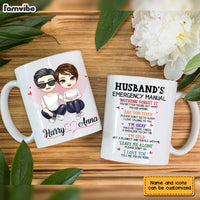 Personalized Husband Emergency Manual Mug JL181 30O28 thumb 1