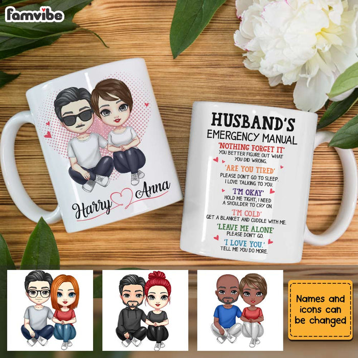 Personalized Husband Emergency Manual Mug JL181 30O28 1