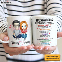 Personalized Husband Emergency Manual Mug JL181 30O28 thumb 1