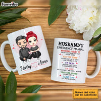 Personalized Husband Emergency Manual Mug JL181 30O28 thumb 1