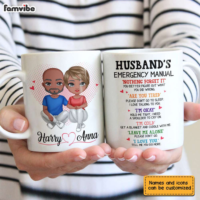 Personalized Husband Emergency Manual Mug JL181 30O28 1
