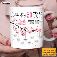 Personalized Couple Anniversary Mug JL121 85O47 thumb 1