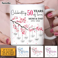Personalized Couple Anniversary Mug JL121 85O47 thumb 1