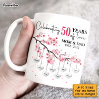 Personalized Couple Anniversary Mug JL121 85O47 thumb 1