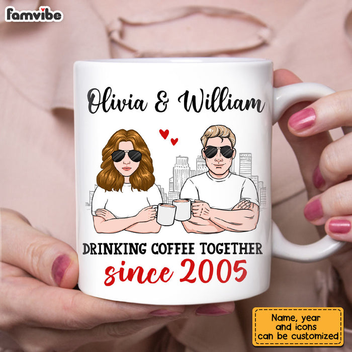 Personalized Couple Anniversary Mug JL123 85O28 1