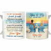 Personalized To Husband Beach Sunset Mug JL132 30O34 1