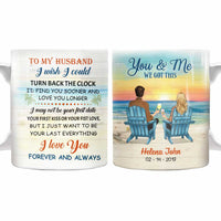 Personalized To Husband Beach Sunset Mug JL132 30O34 thumb 1
