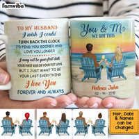 Personalized To Husband Beach Sunset Mug JL132 30O34 thumb 1