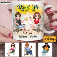 Personalized Couple On The Beach Mug JL123 30O53 thumb 1