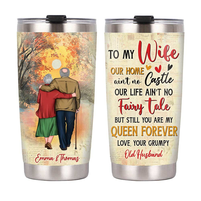 Personalized To My Wife Steel Tumbler JL119 30O31 1