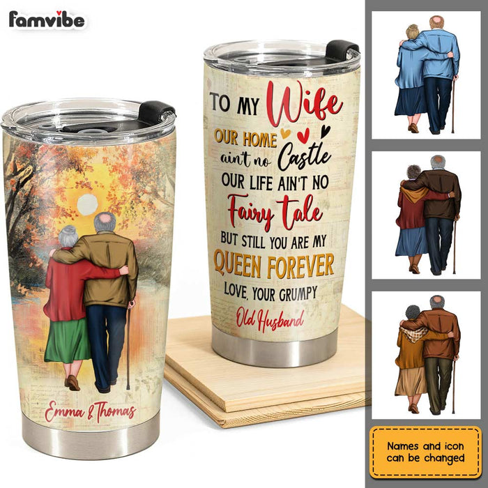 Personalized To My Wife Steel Tumbler JL119 30O31 1